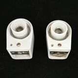 2 Bauhaus wall lights by Wilhelem Wagenfeld for Lindner 1950