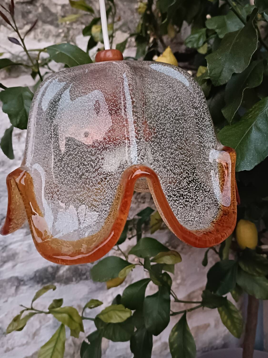 Suspension verre soufflé de Murano, 50'