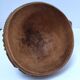 four vintage solid wood bowls