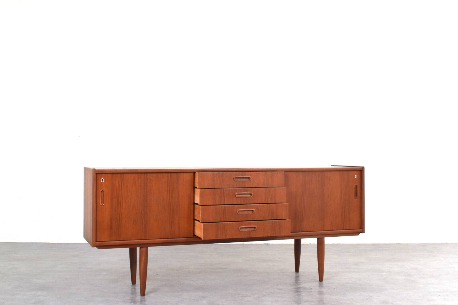 Mid-Century Danish Teak Sideboard, 1960s.