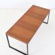 Rare Rego / Günter Renkel “Twen” teak coffee table / mid-century modern design / 1950s / 1960s modernism