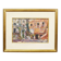 Oil painting by Alexander Michael from the market of S. Felice Circeo, 1983.