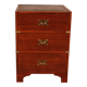 small marine or military chest of drawers in mahogany - 19th century