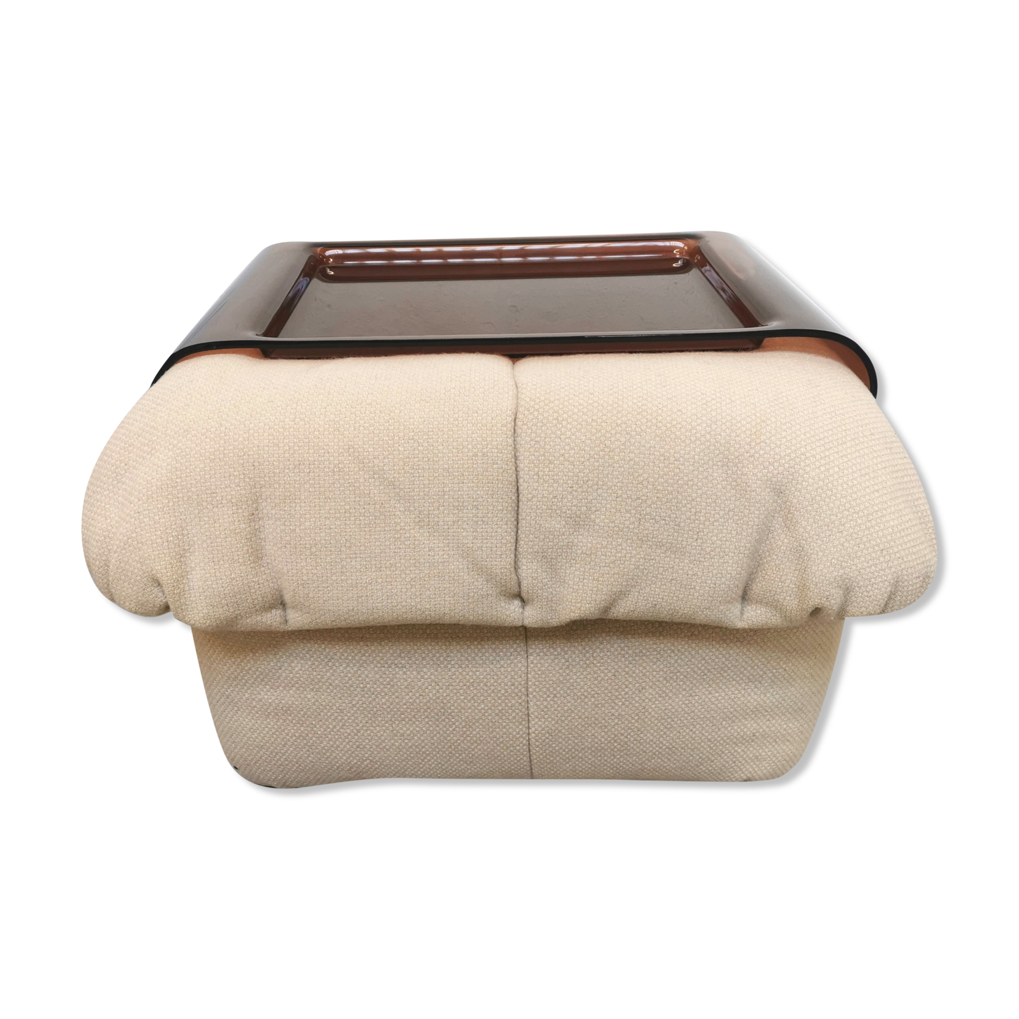 Pouf Gao by Jean Paul Laloy for Cinna vintage design 1970