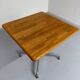 Belform small wooden and metal dining table from the 80s