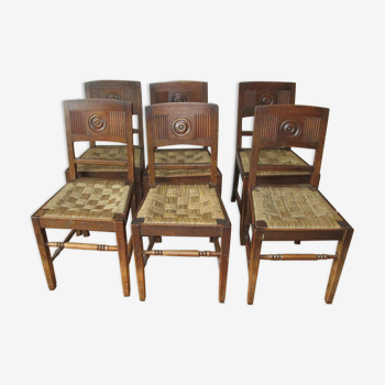6 "string" chairs