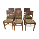 6 "string" chairs