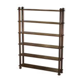 Beech shelf with ball feet, 1960s