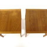 Set of 2 bedside tables, Ole Gerlev Knudsen and Torben Lind, France & Søn, Denmark, 1960