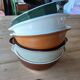 5 old Émile Henry bowls