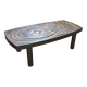 François Châteauroux coffee table in lava stone