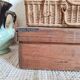Coffre en bois vintage