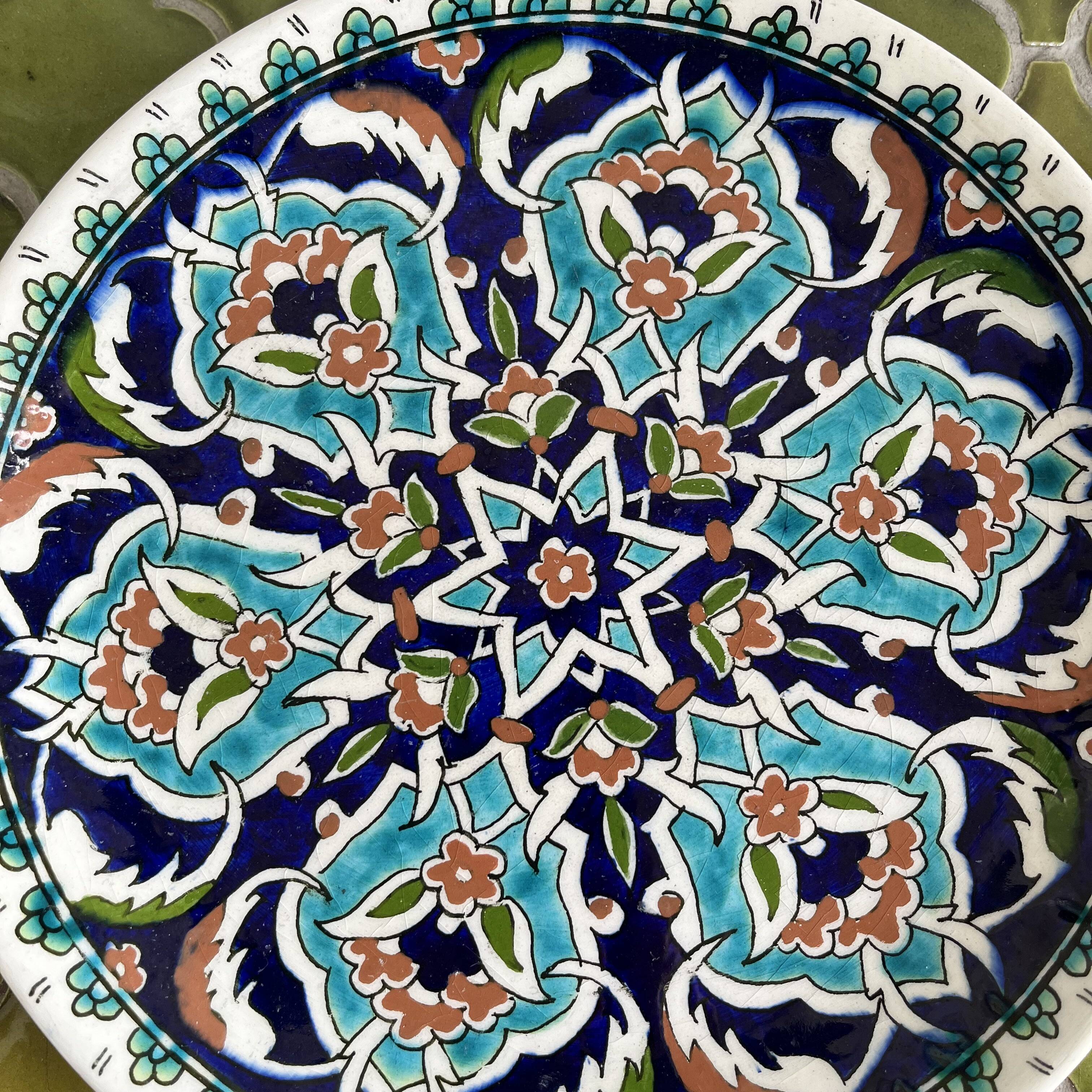 Antique ceramic plate from Türkiye
