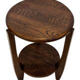 Art Deco Side Table Plant Table Oak 1950s Design