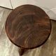 Vintage brutalist tripod shepherd stool mountain