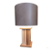 Handcrafted lamp in a contemporary style.