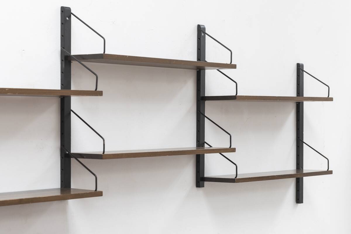 3-bay wall unit by Poul Cadovius, Denmark, 1960s