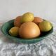 Salad bowl, fruit bowl in green ceramic