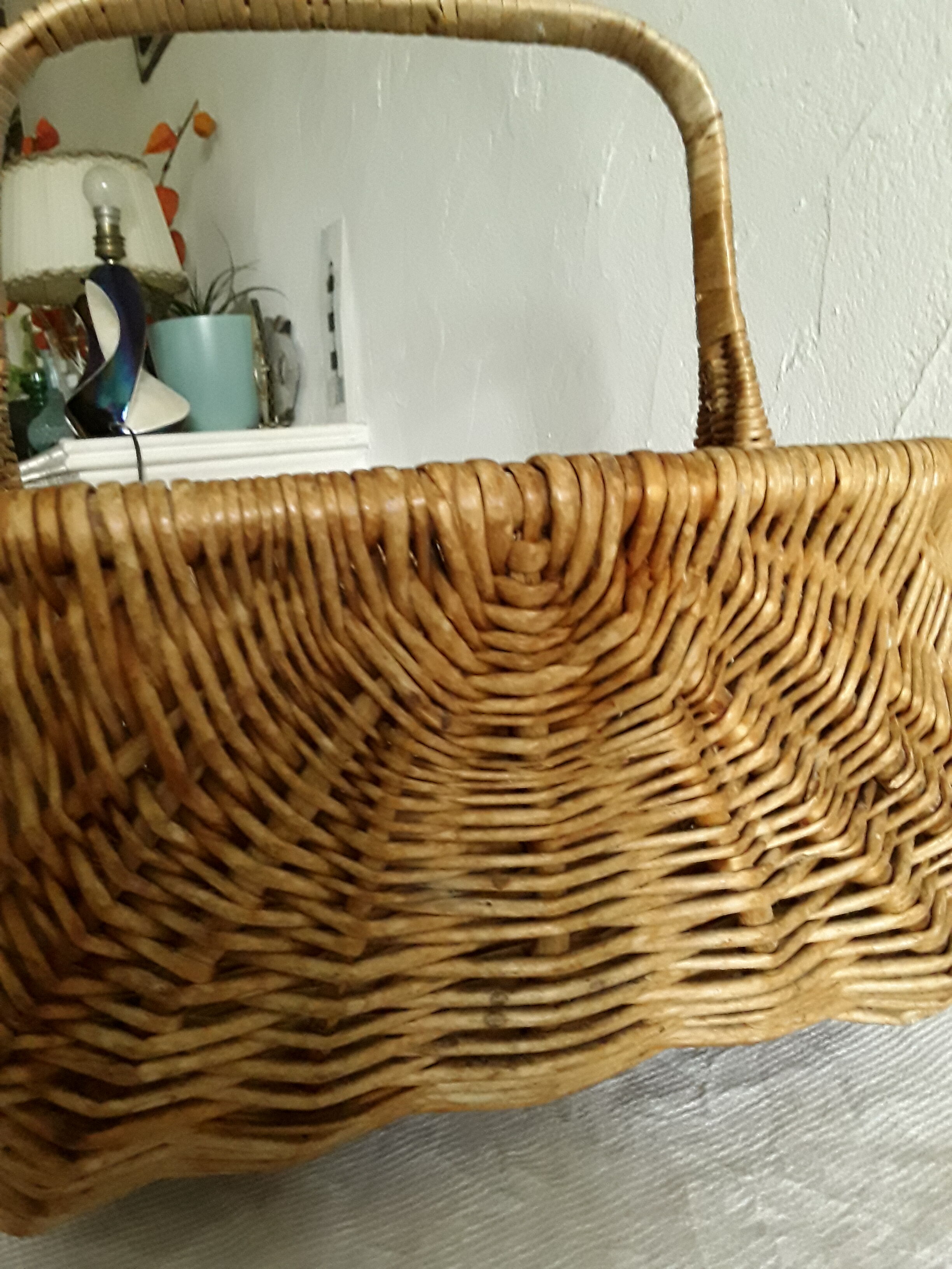 Old wicker basket