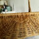 Old wicker basket