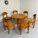 Vintage solid pine table, Scandinavian design by Rainer Daumiller, 1970s