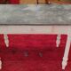 Table de fleuriste zinc meuble de métier