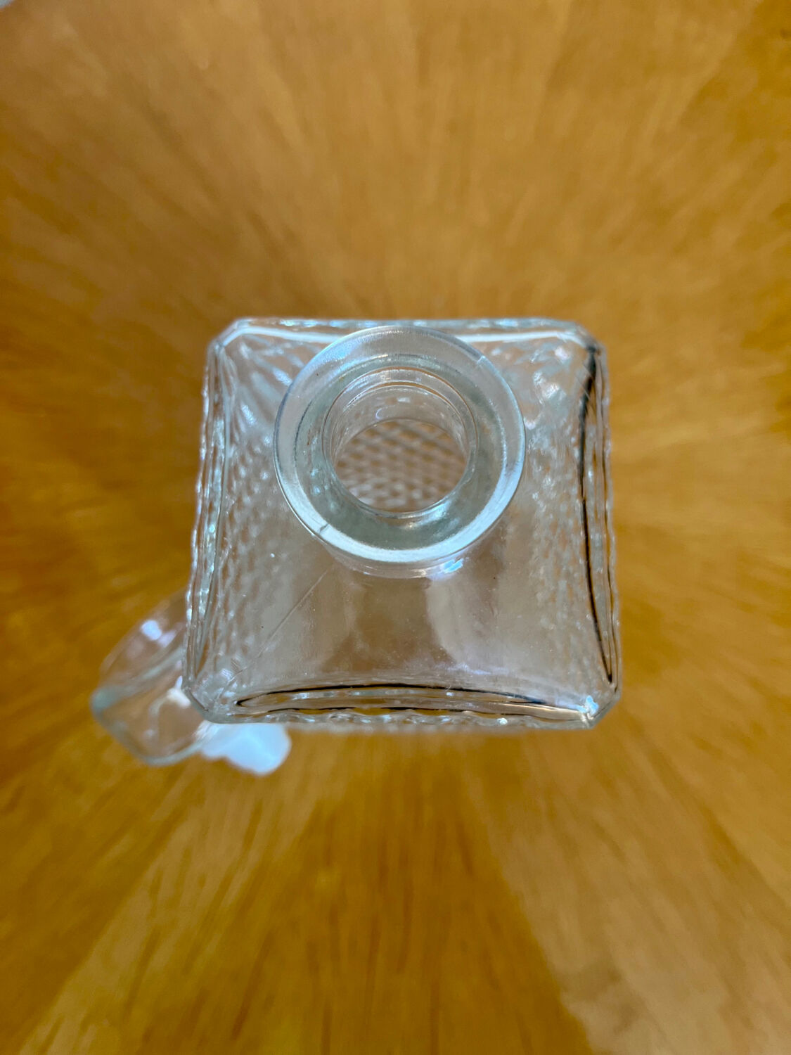 Vintage glass decanter