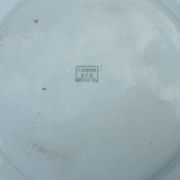 Plat creux diam 27 cm faience b.f.k  modèle lauriers