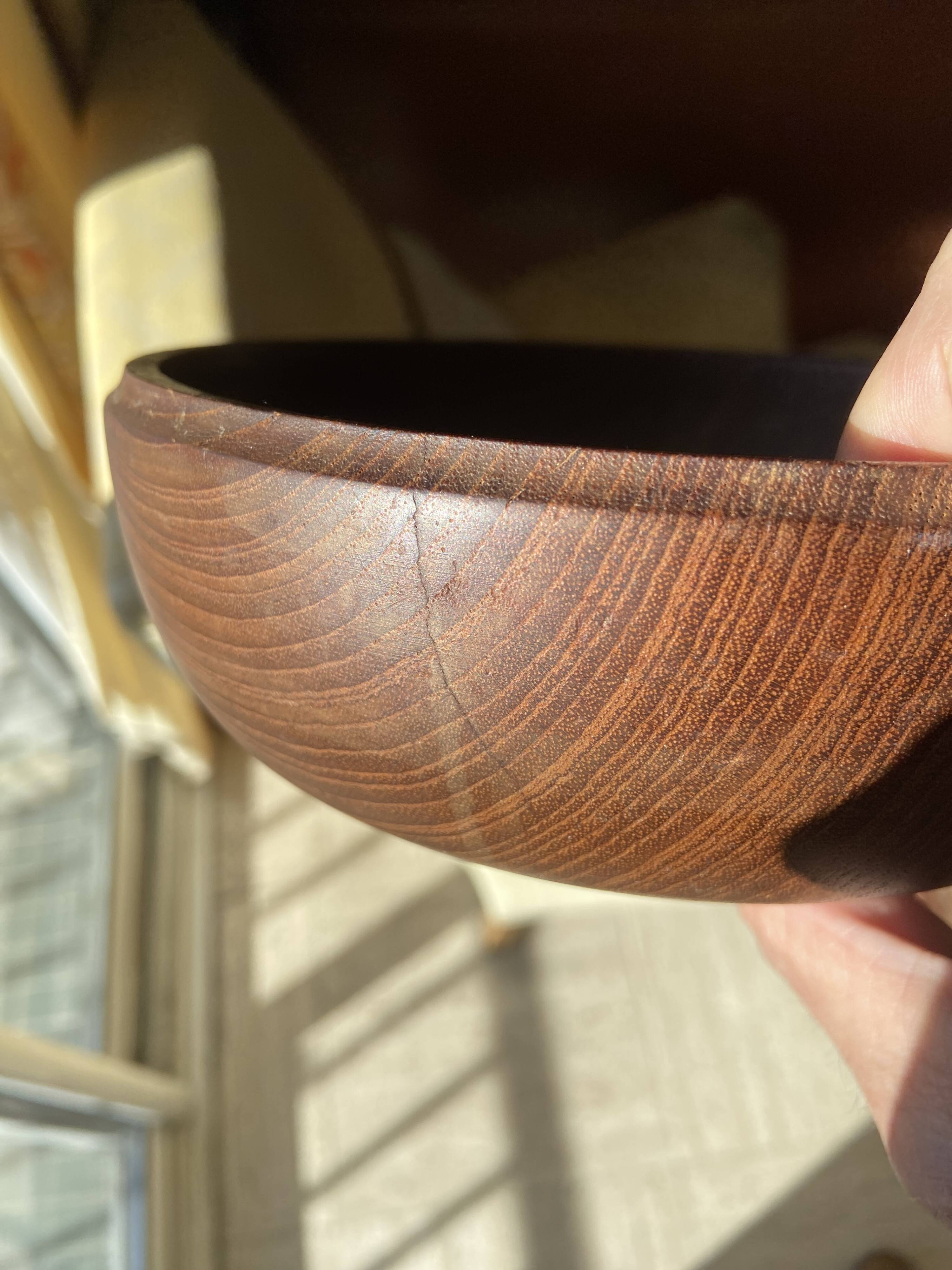 Vintage Scandinavian teak bowl