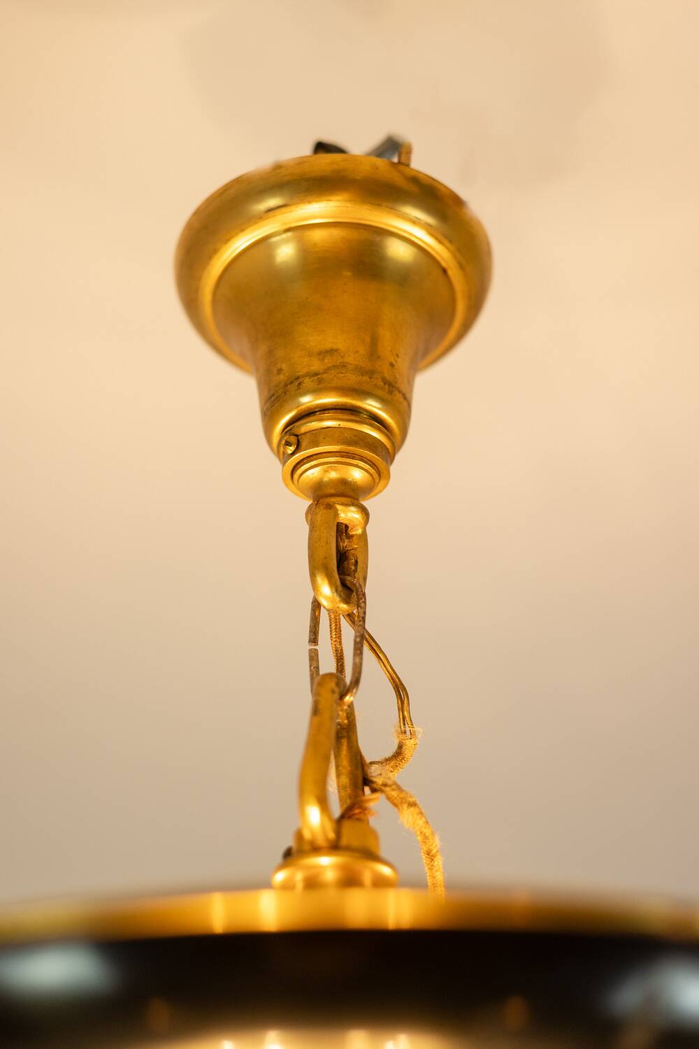 Baguès House. Empire style chandelier in gilded bronze. 1950s.