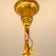 Baguès House. Empire style chandelier in gilded bronze. 1950s.