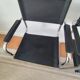 Set of 4 chrome tubular chairs