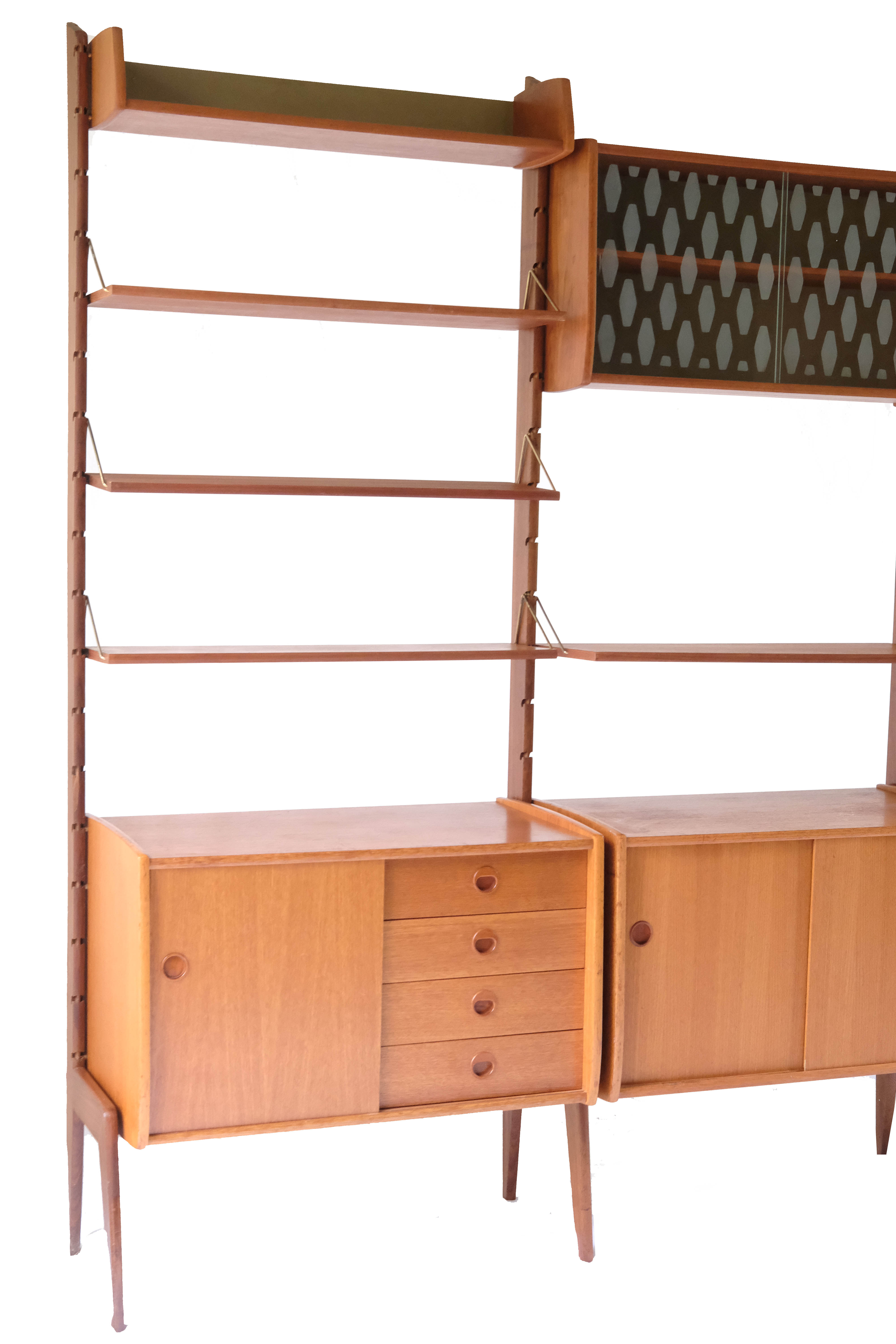 Wall Unit by John Texmon, 3 Modules, Norway, 1960s