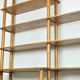 Handmade wooden bookshelf, 1960s