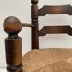 Brutalist mulched armchair 1940