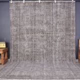 Gray Turkish Floral Carpet sku 1990