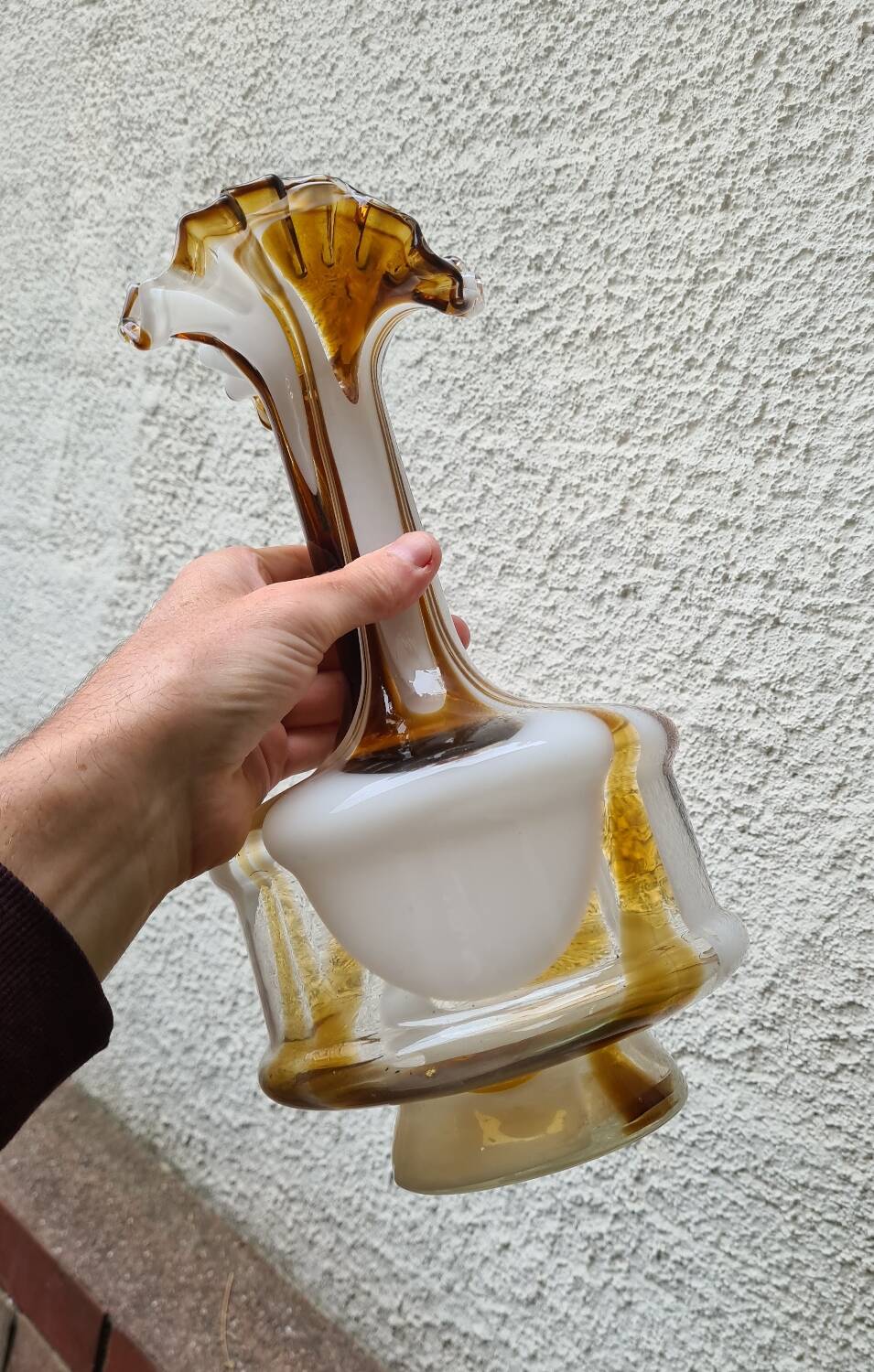 Vintage Two-Tone Murano Vase