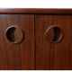 Enfilade vintage scandinave de 2,50 m en teck années 1960