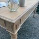 Grand bureau ancien en bois brut