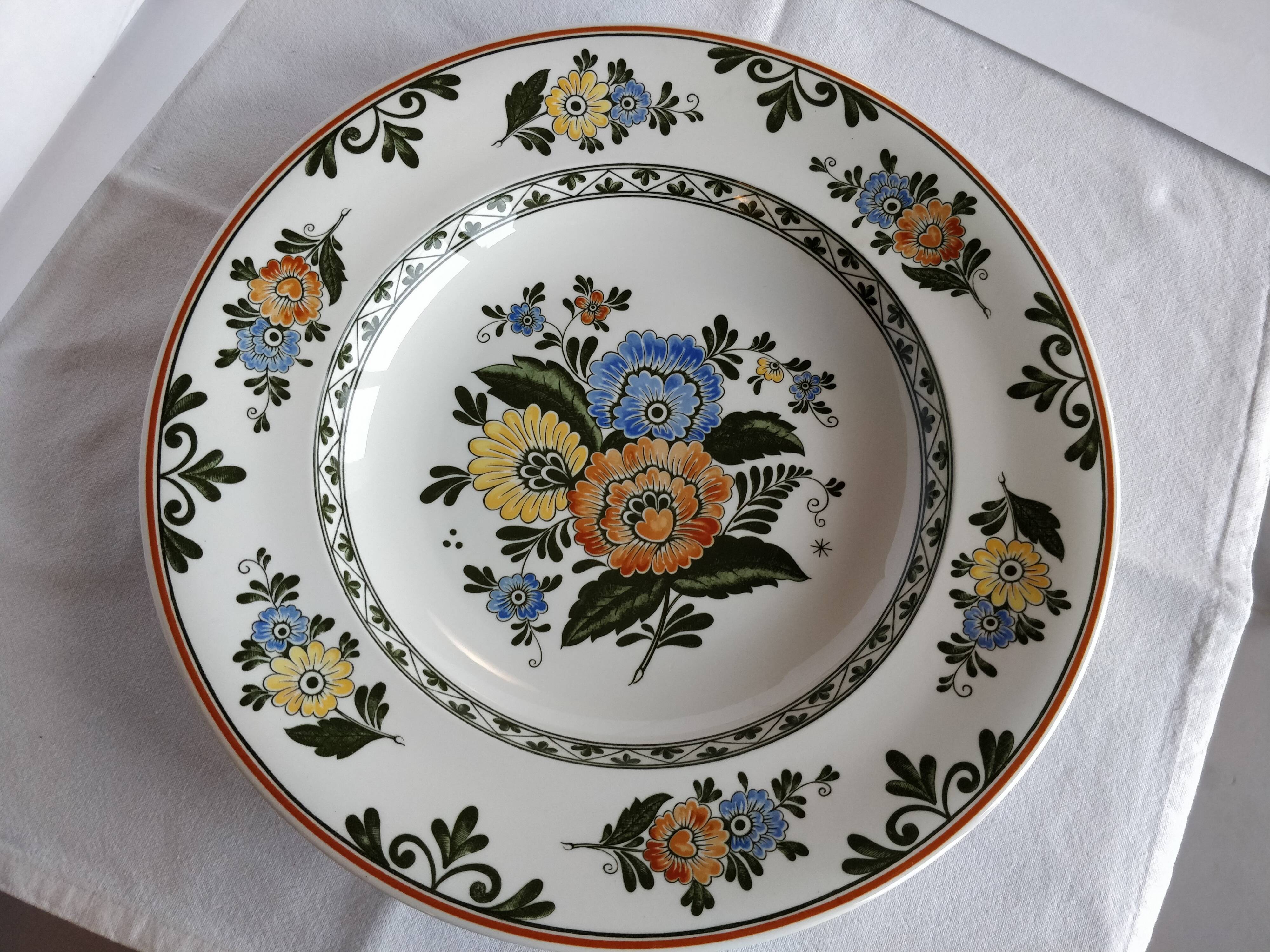 Round hollow serving dish villeroy & boch "alt amsterdam"