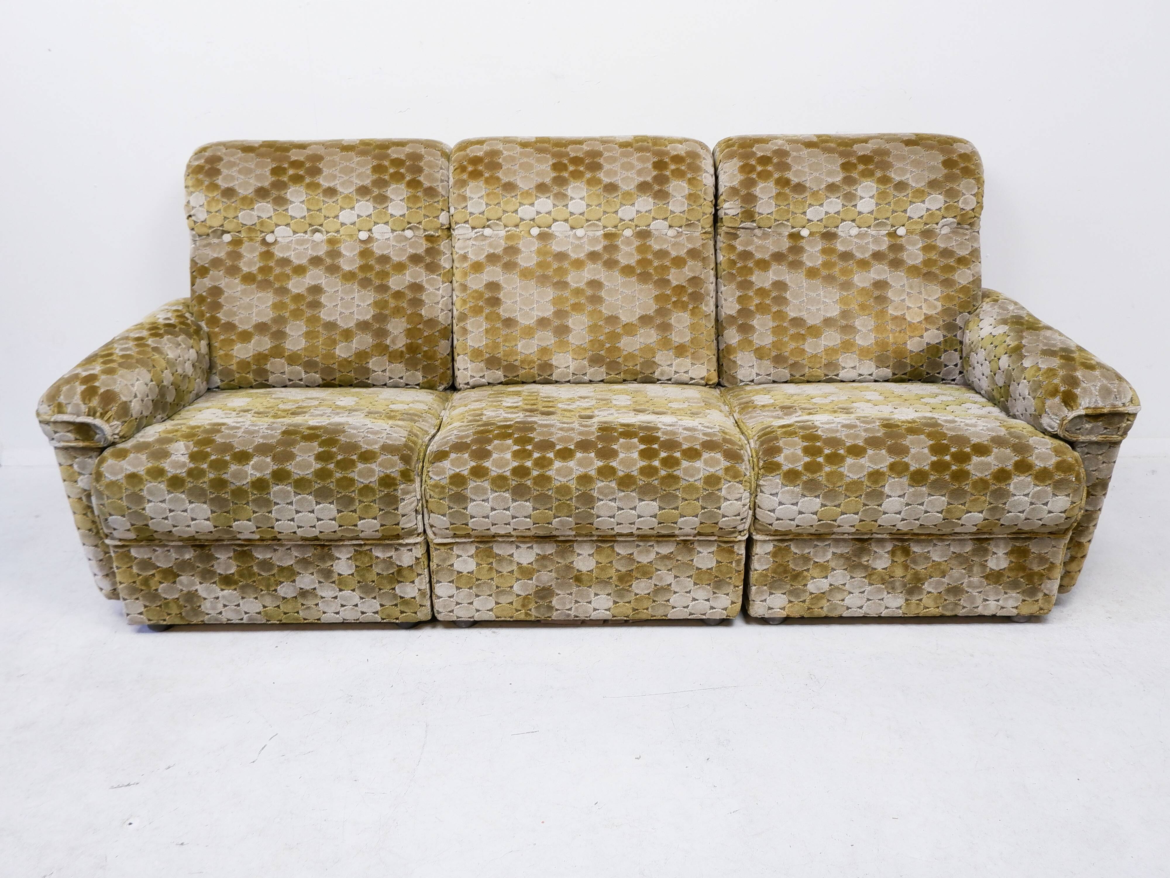 Vintage 3 seater sofa, 1970s