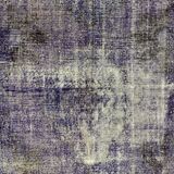Distressed Overdyed Turkish Rug 210x154 cm