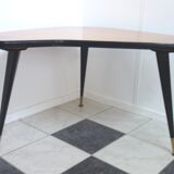 Table basse en forme de boomerang des années 1950