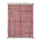 Contemporary Pink Rug - 240 x 185 cm