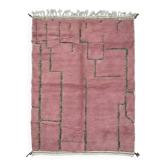 Contemporary Pink Rug - 240 x 185 cm