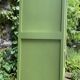 Armoire parisienne vitrée art déco 1930 kaki