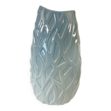 Blue ceramic vase