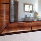 Mirror art deco in Walnut