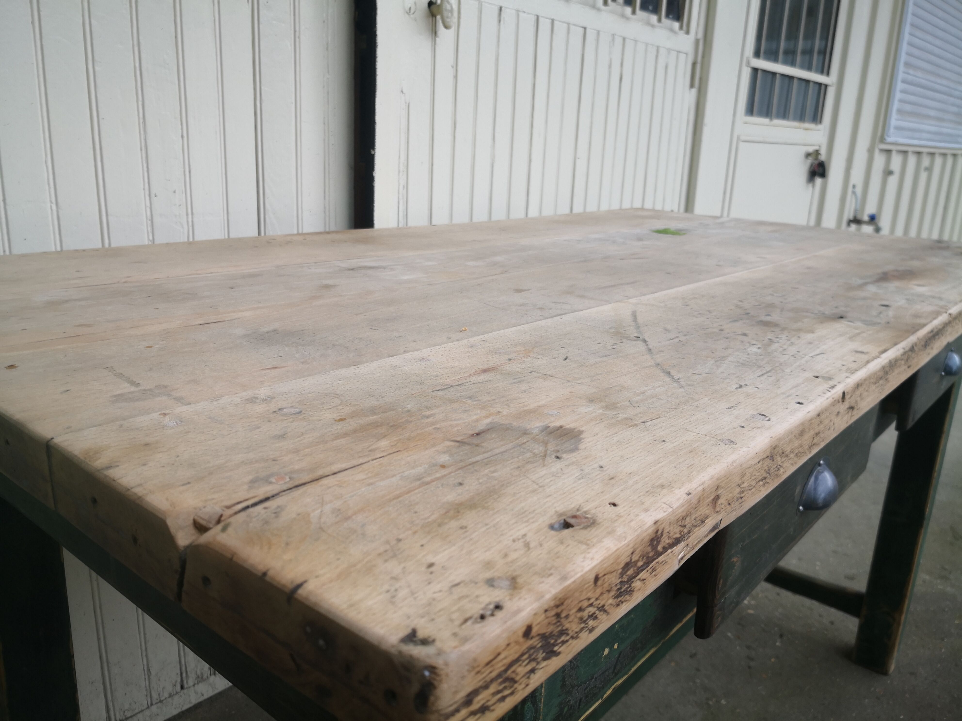 Vintage farmhouse table 1,50m, old