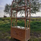 Rattan shelf